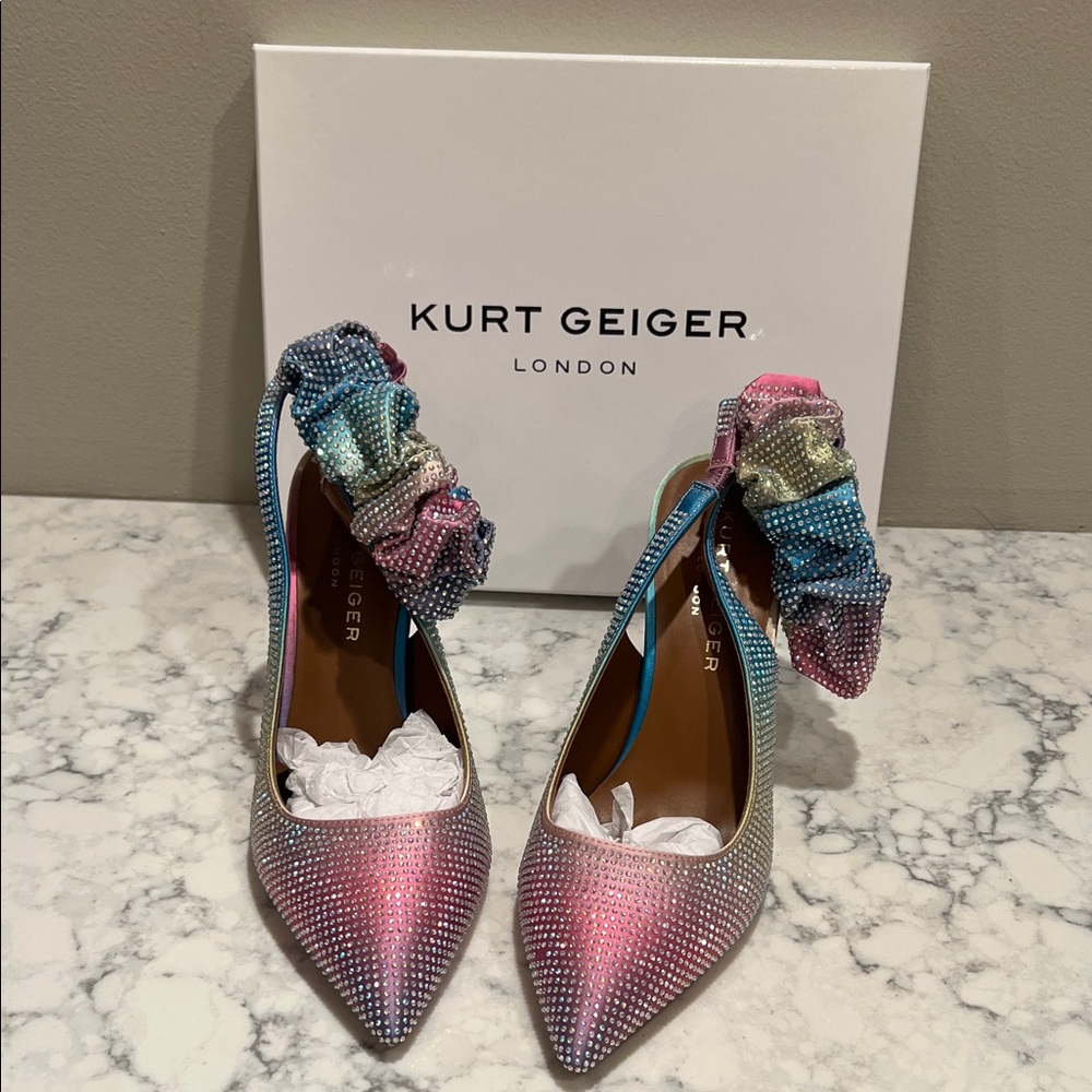 Kurt Geiger Multicolor Embellished Heels